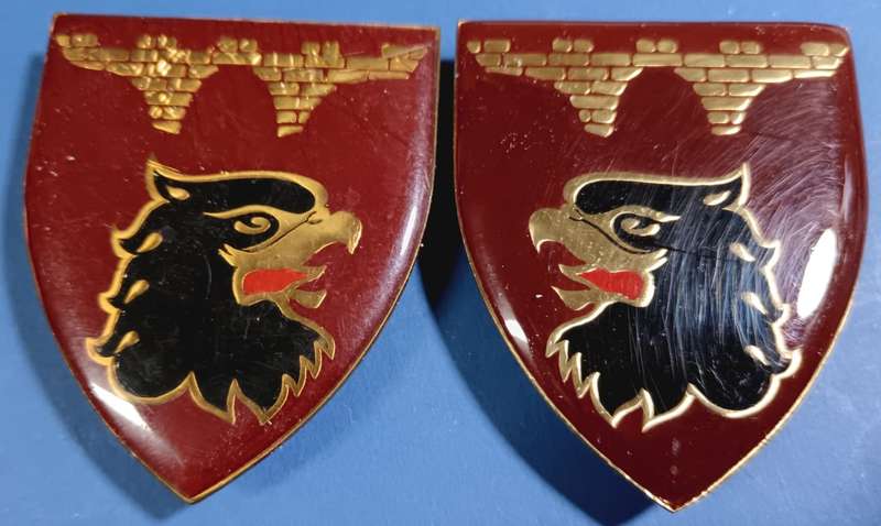 SADF - 44 Parachute Brigade Engineers Shoulder Flash Pair