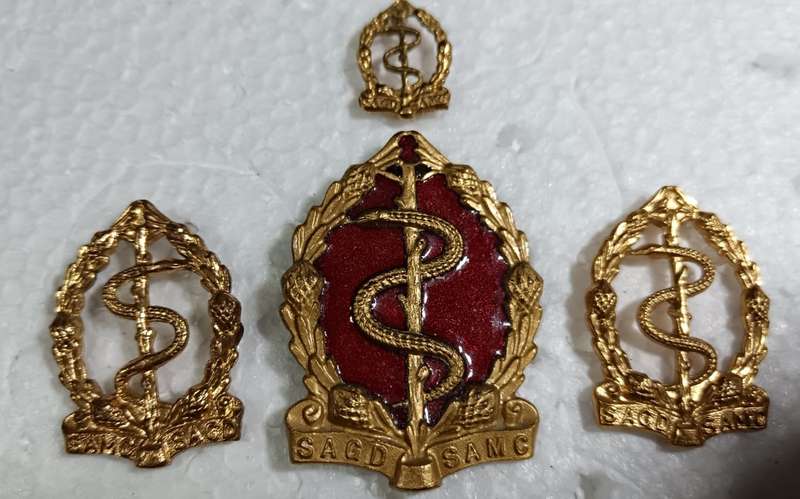 SADF - Medical Corps Cap and Collars
