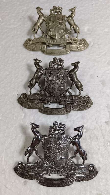 SAS/SAR Railways Cap Badge Lot