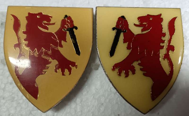 SADF - Koeberg Commando Shoulder Flash Pair