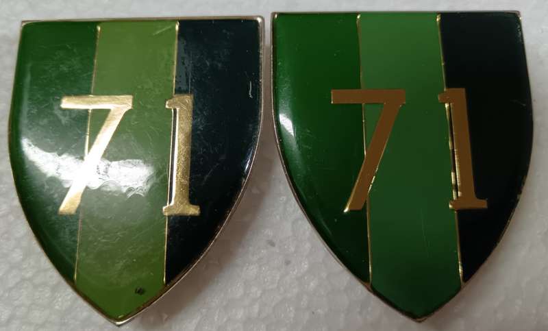 SADF - 71 Signal Unit Shoulder Flash Pair