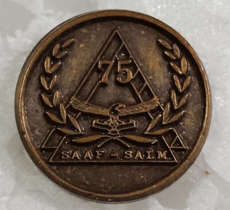 SADF - SAAF 75 Years Pin Badge