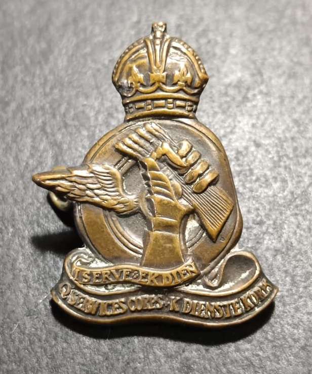 SADF - Q Services Collar Badge