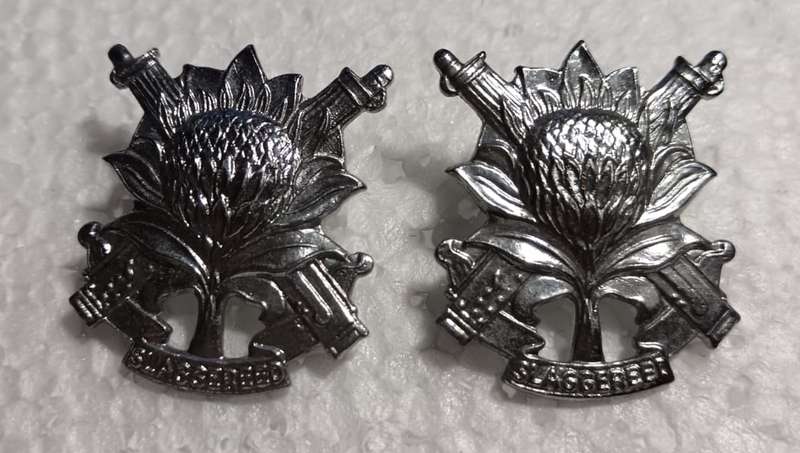 SADF - Regiment Langenhoven Collar Set