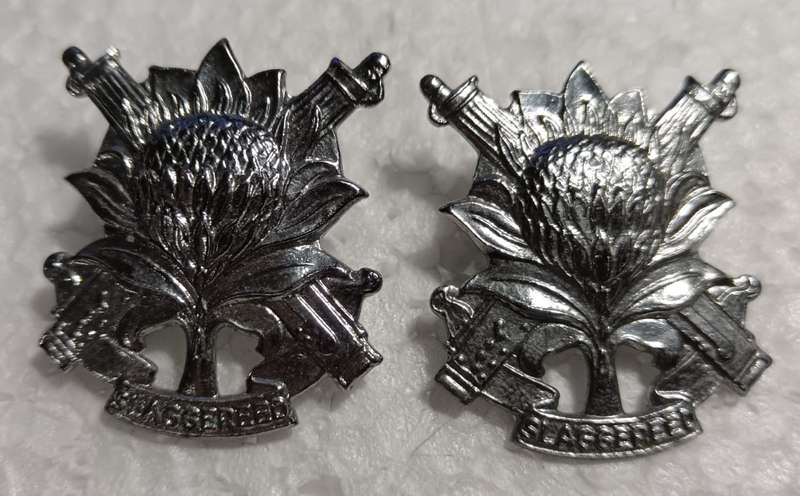 SADF - Regiment Langenhoven Collar Set