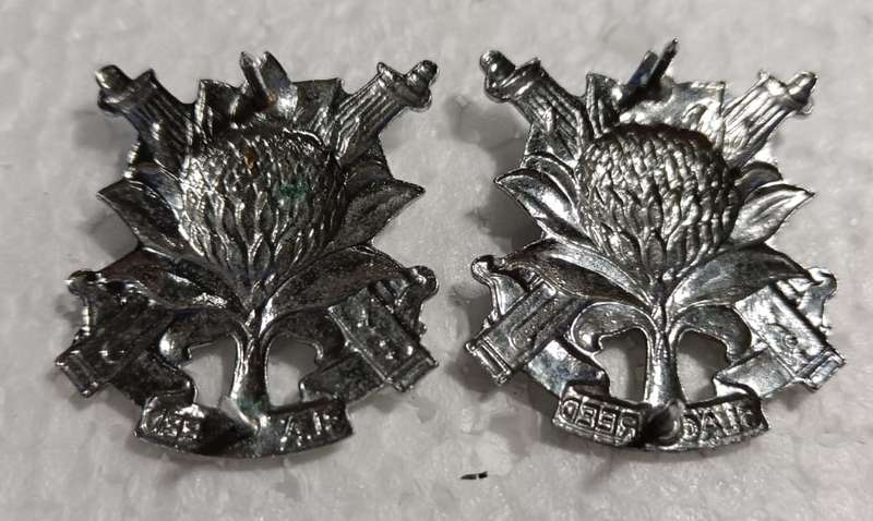 SADF - Regiment Langenhoven Collar Set