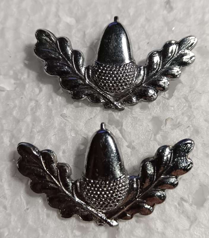 SADF - Regiment University of Stellenbosch Collar Badge Pair