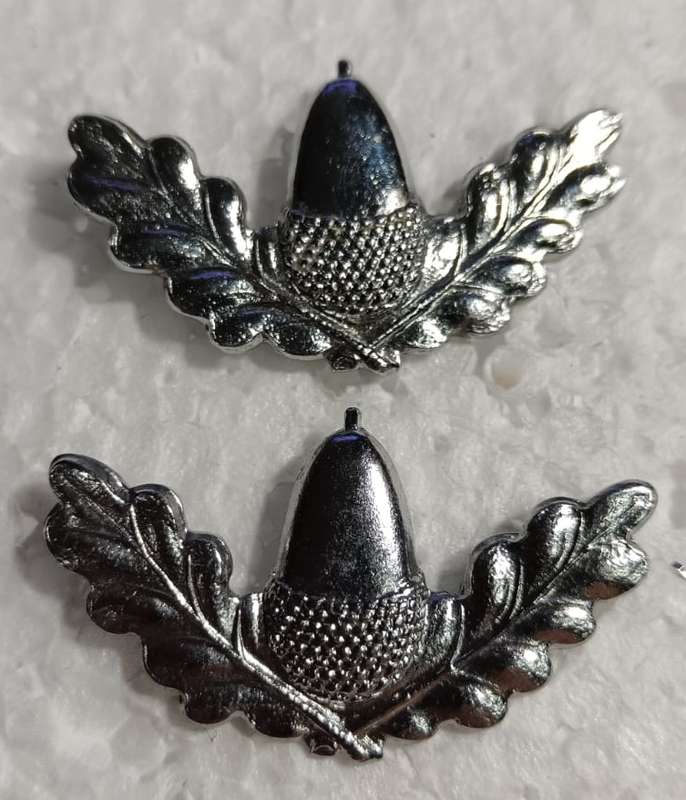 SADF - Regiment University of Stellenbosch Collar Badge Pair