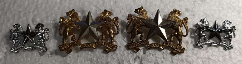 SADF -  Regiment Molopo Collars and Mess Dress