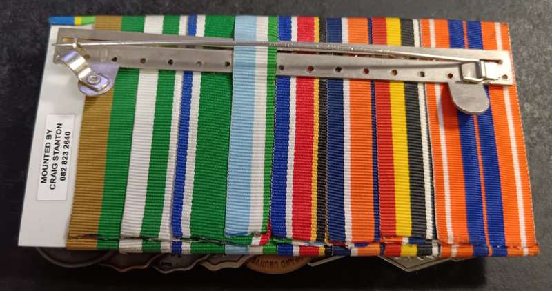 SADF/SANDF - Court Mounted 30 Year Service Medal Group to LT.Col J.P.Smith
