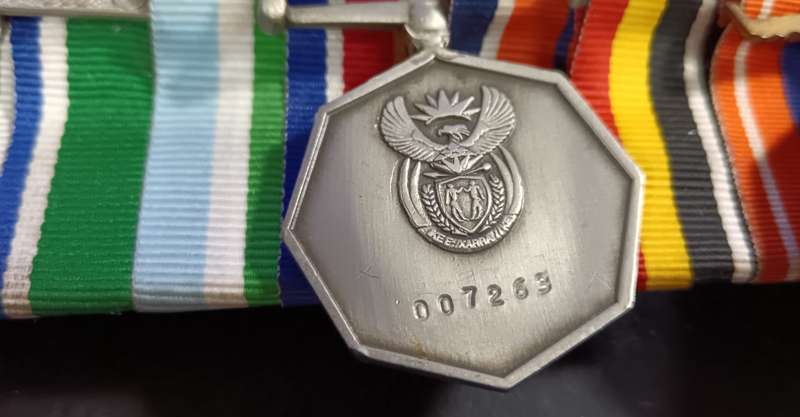SADF/SANDF - Court Mounted 30 Year Service Medal Group to LT.Col J.P.Smith