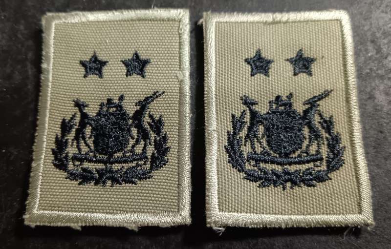 SA Army Rank Badges