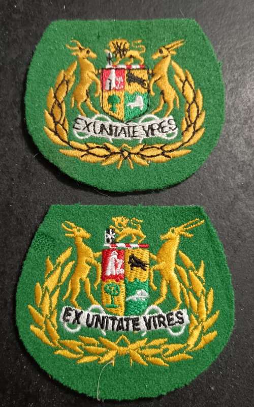 Pair of South African Prison Services Rank Pair