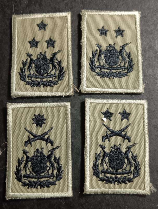 South African Army Rank Badge Lot