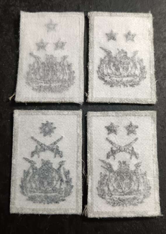 South African Army Rank Badge Lot