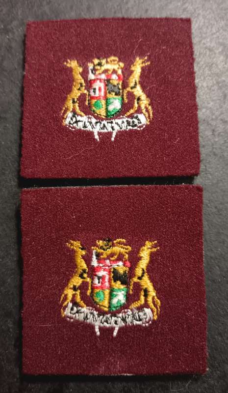 SADF - Medical Services Warrant Officer Rank Badges