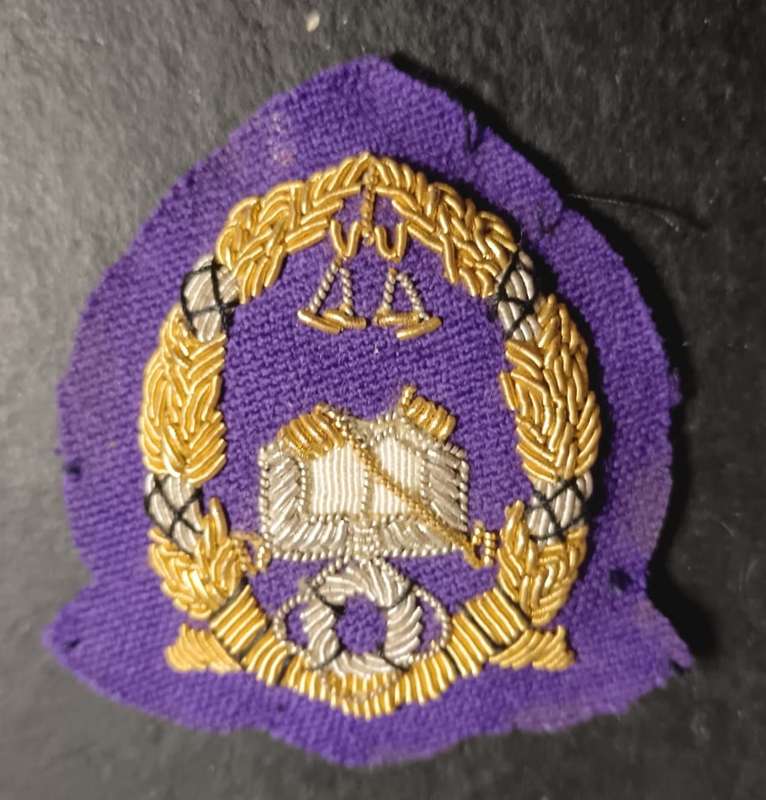 South African Prison Services Chaplain Officers Cap Badge