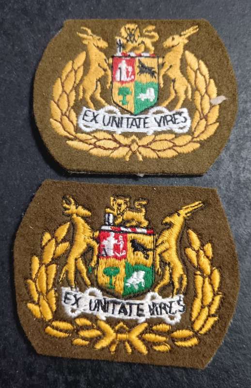 SADF - Warrant Officer Rank Badges