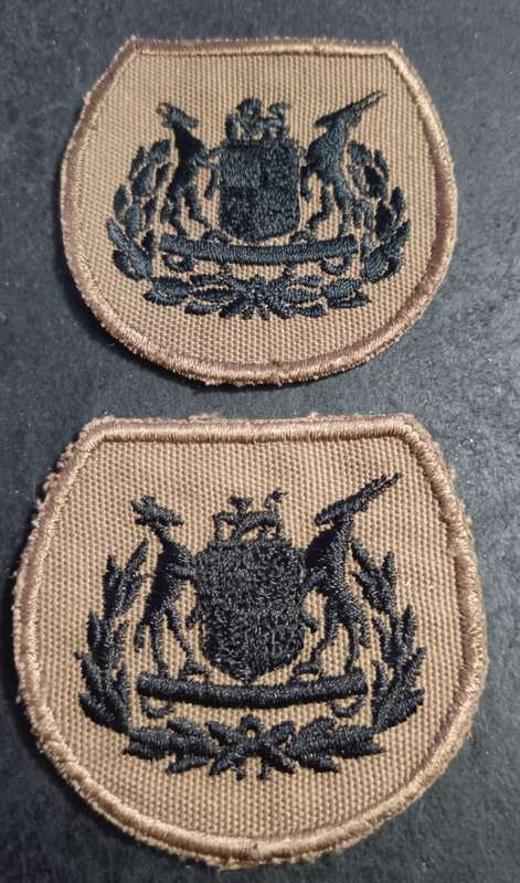 SADF - Warrant Officer Rank Badges