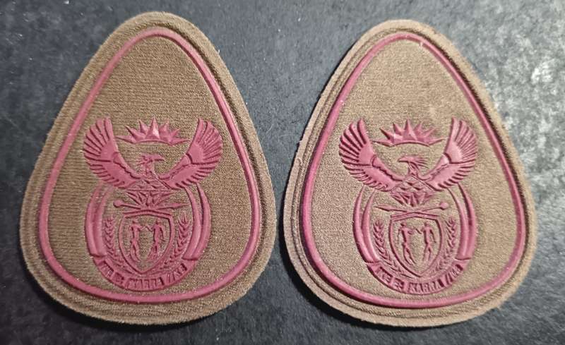 SADF - Medical Services Warrant Officer Rank Badges