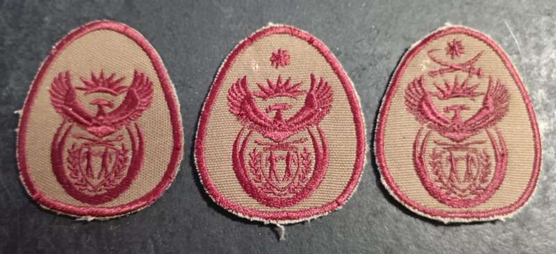SADF - Medical Services Warrant Officer Rank Badges