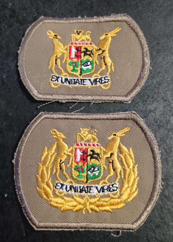 SADF - Warrant Officer Rank Badges
