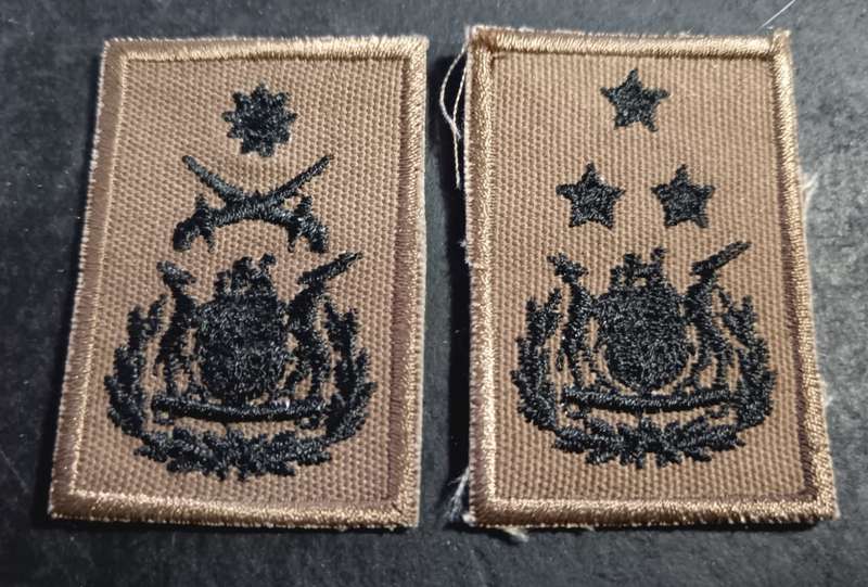SADF -  Warrant Officer Rank Badges