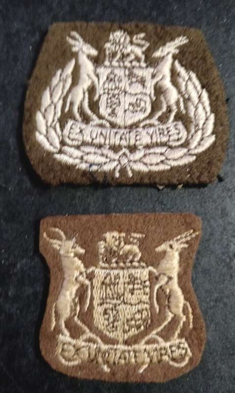 SADF -  Warrant Officer Rank Badges
