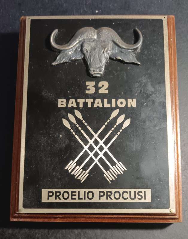 SADF - 32 Battalion Commemorative Plaque
