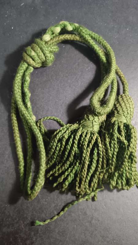 Military Green Cord and Tassel
