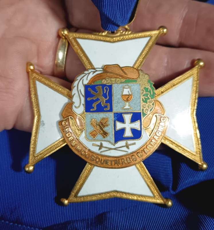 French Medal of the Order of the Musketeers of Armagnac