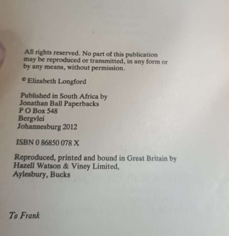 Jamesons Raid  Longford, Elizabeth