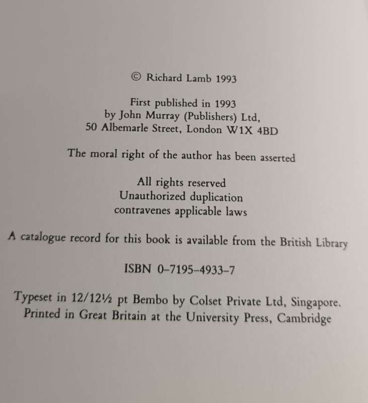 War in Italy - Richard Lamb