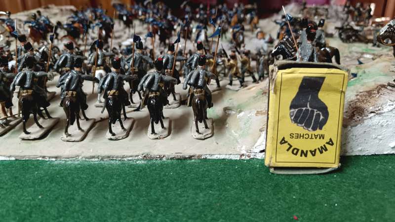 Collection Only - Handmade Battle Scene ( Lead Hand Painted )