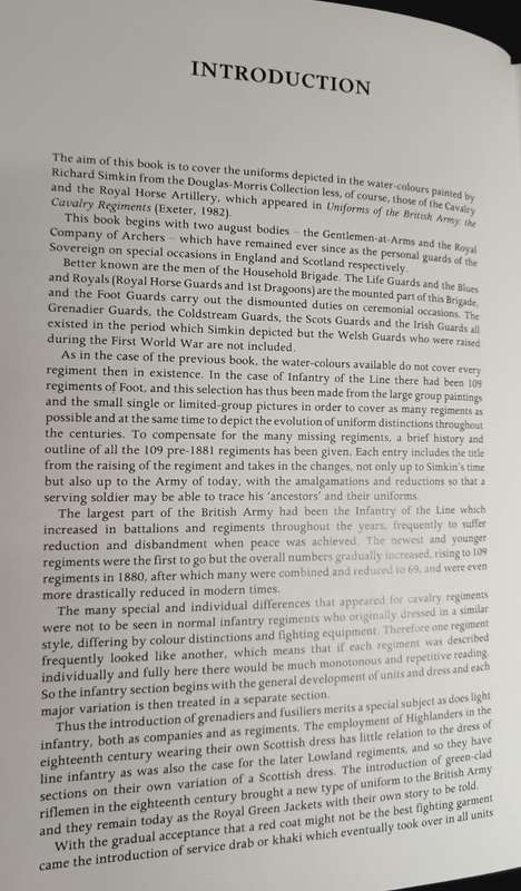 R. Simkin's - Uniforms of the British Army The Infantry regiments