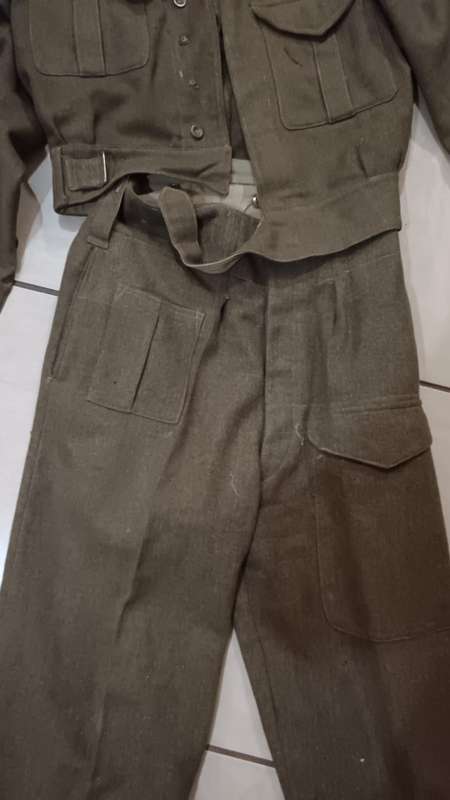 World War Two Army Battle Dress Dated 1943 - Top Condition
