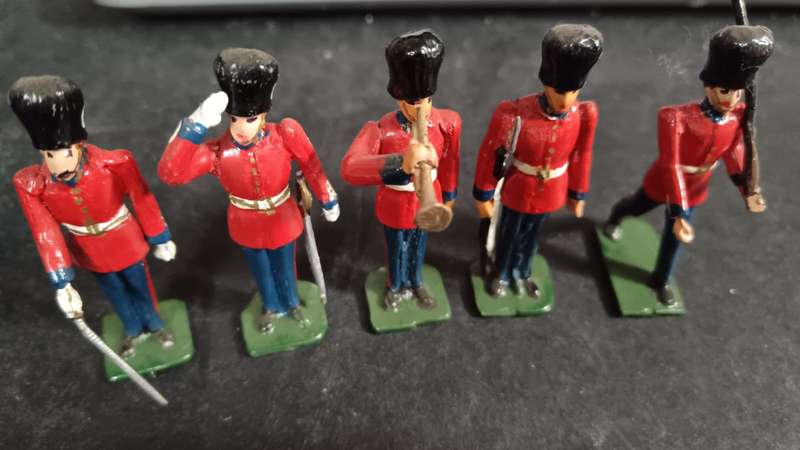 Collection of Detailed Lead Hand Painted Figurines/Soldiers