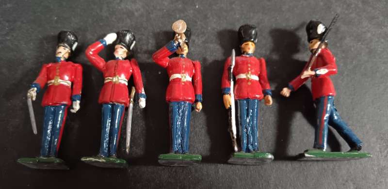 Collection of Detailed Lead Hand Painted Figurines/Soldiers