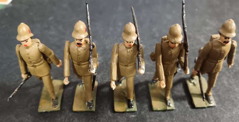 Collection of Detailed Lead Hand Painted Figurines/Soldiers