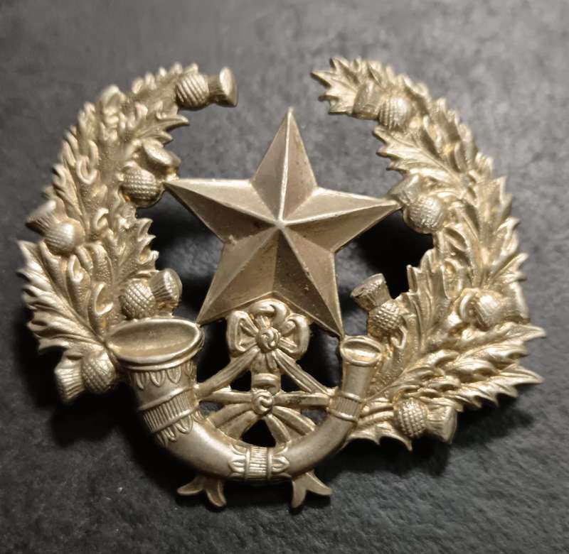 WW1/WW2 British Army Scottish Cameronian Highlanders Regiment Cap Badge