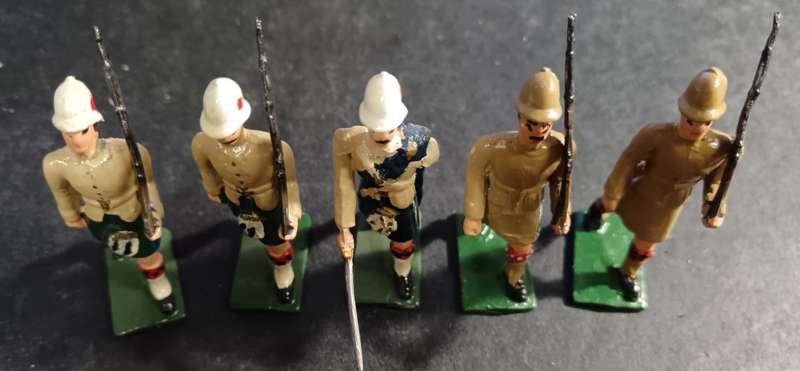 Collection of Detailed Lead Hand Painted Figurines/Soldiers