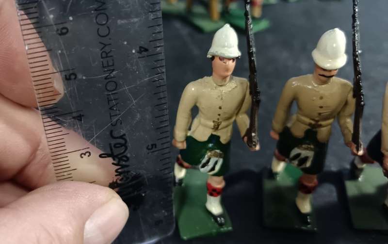 Collection of Detailed Lead Hand Painted Figurines/Soldiers