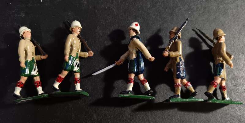 Collection of Detailed Lead Hand Painted Figurines/Soldiers