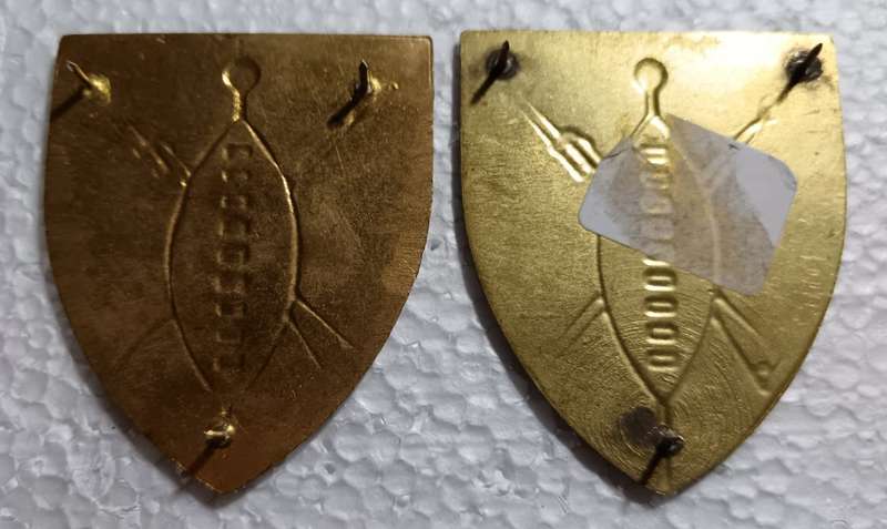 SADF - Transkei Defence Force Shoulder Flash Pair