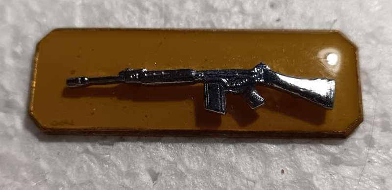 SADF - Army Cadets Silver Marksman Breast Badge