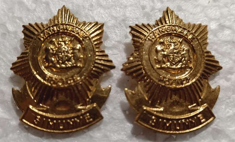 (Homelands) Kangwane Police Badge Pair