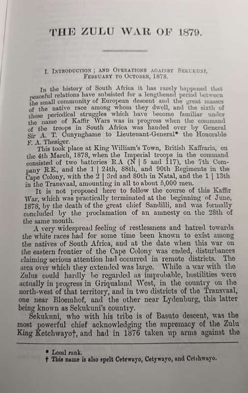 Narrative of the Field Operations Connected with the Zulu War of 1879 Hardcover