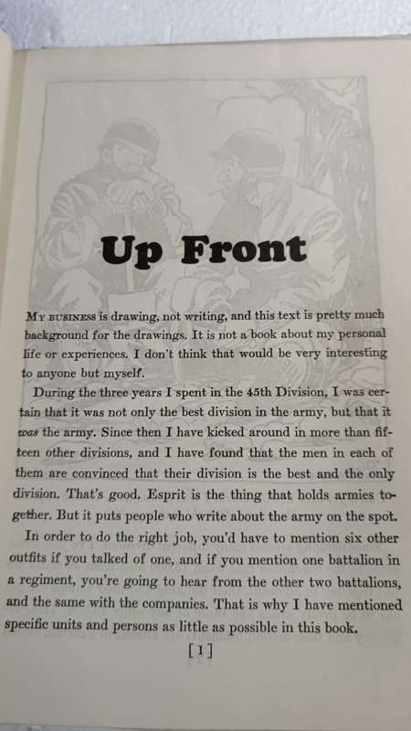 Up Front, Text and Pictures by Bill Mauldin