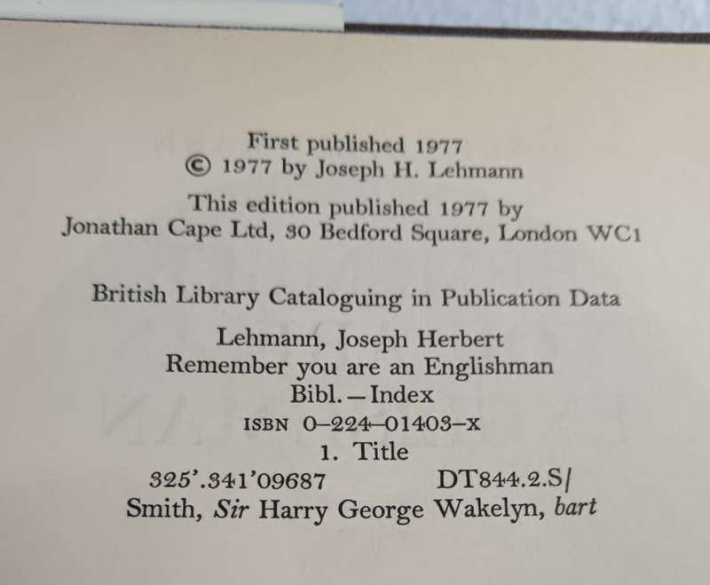 Remember you are an Englishman by Joseph H. Lehmann