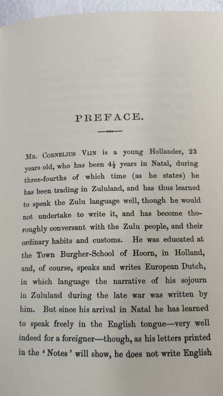 Cetshwayo's Dutchman: Being the Private Journal of a White Trader in Zululand During the British